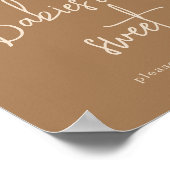 Eenvoudige Bunny Babies zijn lief Poster (Hoek)