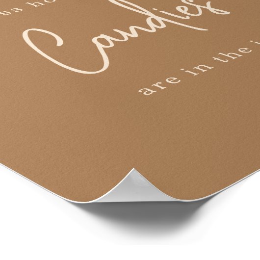 Eenvoudige bunny Hoeveel snoepjes Poster (Hoek)