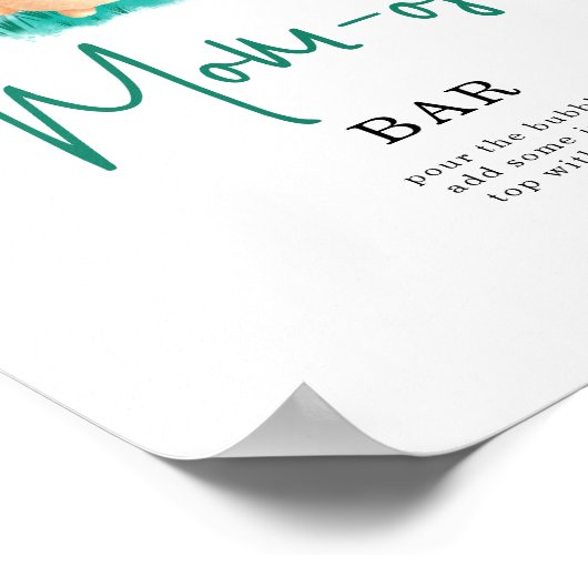 Eenvoudige Bunny m-osa bar Poster (Hoek)