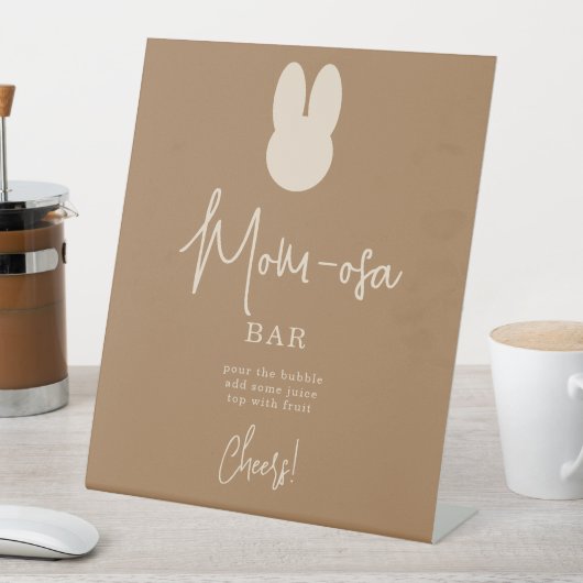Eenvoudige Bunny m-osa bar Reclamebord Met Voetstuk (Insitu)
