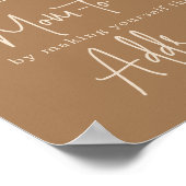 Eenvoudige Bunny Mam om geadresseerde te zijn Poster (Hoek)