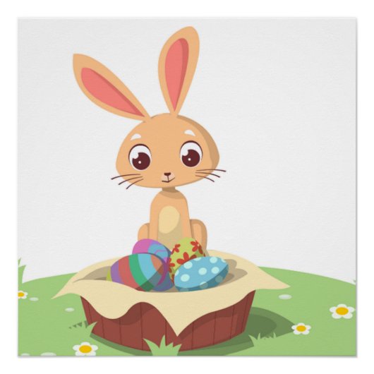 EENVOUDIGE BUNNY PERFECT POSTER (Voorkant)