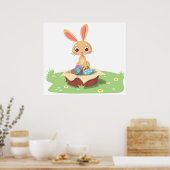 EENVOUDIGE BUNNY POSTER (Keuken)