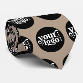 Eenvoudige Business Company Logo Stropdas (Opgerold)