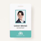 Eenvoudige Business ID-medewerkers Badge (Voorkant)