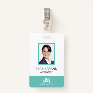 Eenvoudige Business ID-medewerkers Badge