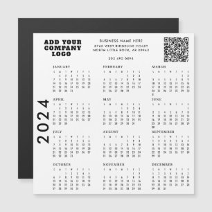 Eenvoudige Business Logo Bedrijf 2024 Kalender