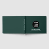 Eenvoudige Business Logo en Website Custom Log Gastenboek (Volledig)