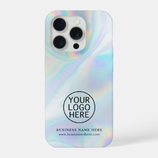 Eenvoudige Business Logo iriserende medewerkers sw iPhone 15 Pro Case