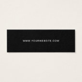 Eenvoudige Business Logo Label Kleding Hang Label Mini Visitekaartjes (Achterkant)