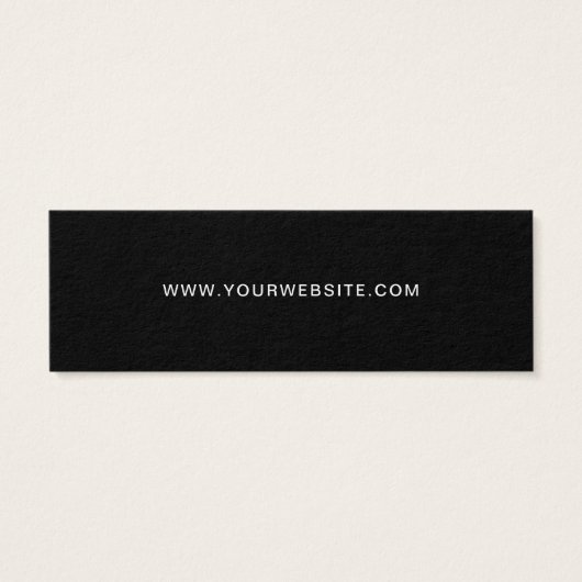 Eenvoudige Business Logo Label Kleding Hang Label Mini Visitekaartjes (Achterkant)