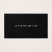 Eenvoudige Business Logo Label Kleding Hang Label Visitekaartje (Achterkant)