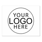 Eenvoudige Business Logo Minimalist Custom Rubberstempel (Afrduk)