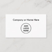Eenvoudige Business Logo Online Business Card-sjab Visitekaartje (Voorkant)