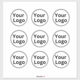 Eenvoudige Business Logo op maat gesneden vinyl St Sticker