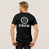 Eenvoudige Business Logo Vastgoedmakelaar Medewerk Tri-Blend Shirt (Achterkant volledig)