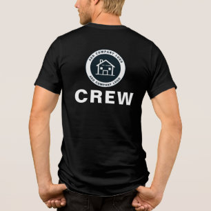 Eenvoudige Business Logo Vastgoedmakelaar Medewerk Tri-Blend Shirt