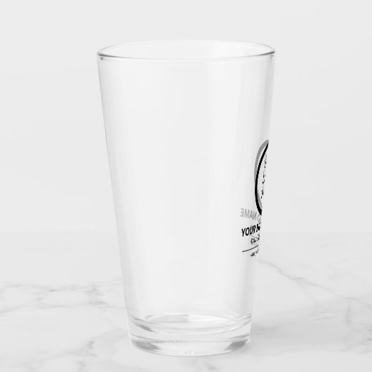 Eenvoudige Business Promotie Custom Logo Pint Glas (Rechts)