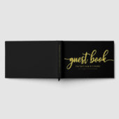 Eenvoudige calligrafie bruiloft gastenboek (Volledig)