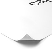 Eenvoudige Camera Instagram Foto's Hashtag Bord Poster (Hoek)