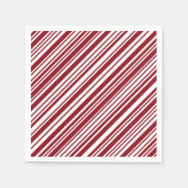 Eenvoudige Candy Cane Stripe Servet (Voorkant)