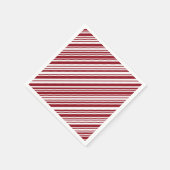 Eenvoudige Candy Cane Stripe Servet (Hoek)