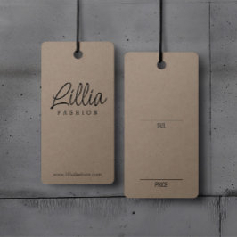 Eenvoudige Cardboard Kleding Hanging Display Prijs Visitekaartje