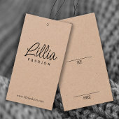 Eenvoudige Cardboard Kleding Hanging Display Prijs Visitekaartje