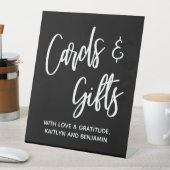 Eenvoudige Casual Kaarten voor handschrift en cade Reclamebord Met Voetstuk (Insitu)