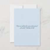 Eenvoudige Casual uitnodiging (Achterkant)