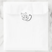 Eenvoudige Cat Design Stickers (Tas)