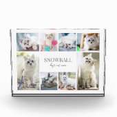 Eenvoudige Cat Pet Fotocollage Fotoblokken (Voorkant)