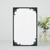 Eenvoudige Celtic Knot Border Briefpapier (Staand voorkant)