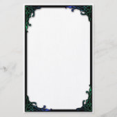Eenvoudige Celtic Knot Border Briefpapier (Voorkant)