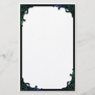 Eenvoudige Celtic Knot Border Briefpapier