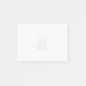 Eenvoudige centrumgerichte Logo Business Note Pads (Voorkant)