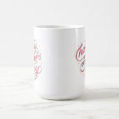 Eenvoudige Charming Happy Mother Day Helder Roze W Koffiemok (Center)