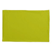 Eenvoudige Chartreuse Groen Effen Kleur Kussensloop (Achterkant)
