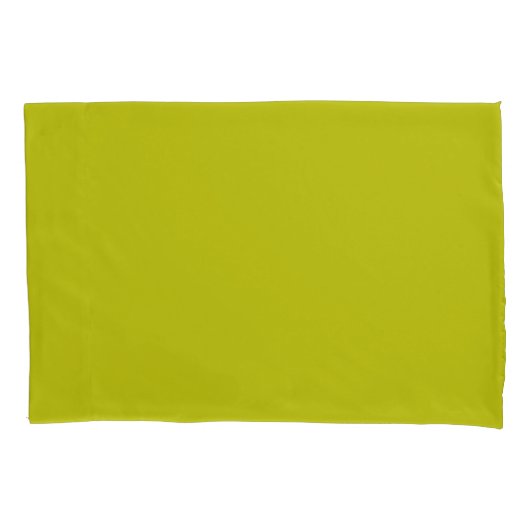 Eenvoudige Chartreuse Groen Effen Kleur Kussensloop (Voorkant)