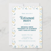 Eenvoudige chemie leraar pensioen partij kaart (Voorkant)