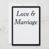 Eenvoudige Chevron Background Wedding Invitation Kaart (Achterkant)