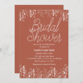 eenvoudige & chic bloemige bruiloft Wildflower Bru Kaart (Voorkant / Achterkant)