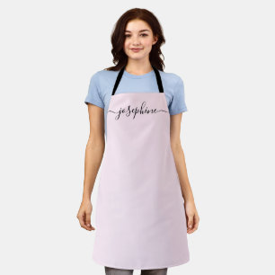 Eenvoudige Chic Elegant scriptnaam Schort