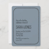 Eenvoudige Chic Elke Leeftijd Verjaardag Roos Gold Kaart (Achterkant)