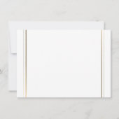Eenvoudige Chic Frame Afstudeercap Afstuderen Kaart (Achterkant)