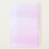 Eenvoudige Chic Lavendel Waterverf Wash Planner (Achterkant)