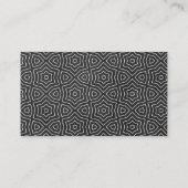 Eenvoudige Chic Marokkaanse Huwelijkscadeau Regist Informatiekaartje (Achterkant)