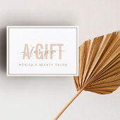 Eenvoudige Chic Modern Peach Typografie & Calligra