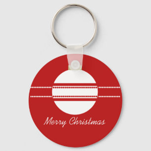 Eenvoudige Chic Ornament Kerstmis Sleutelhanger