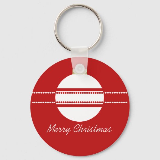 Eenvoudige Chic Ornament Kerstmis Sleutelhanger (Voorkant)